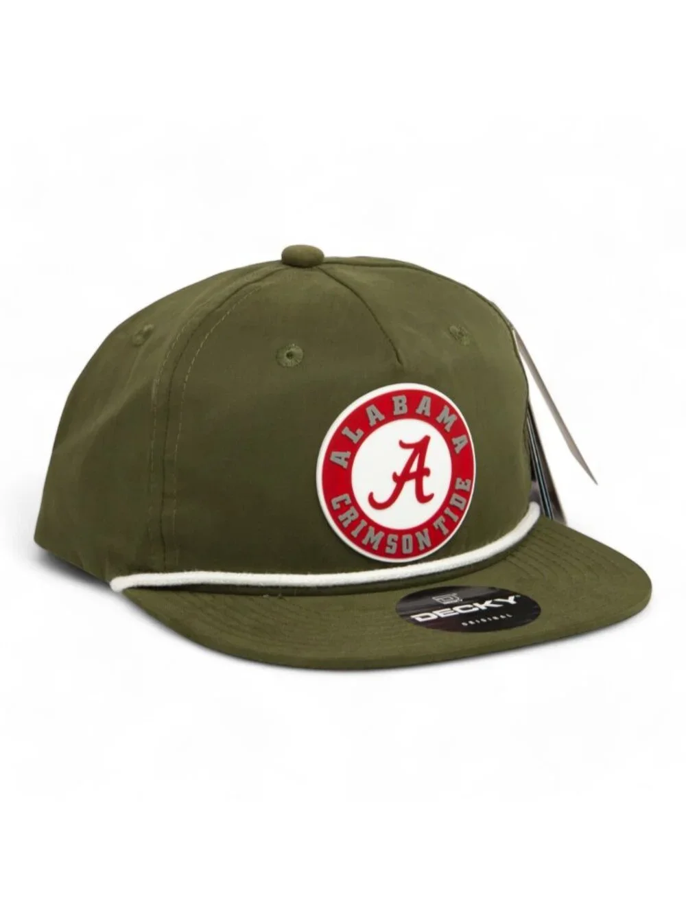 Alabama Crimson Tide 3D Classic Rope Hat- Olive/ White